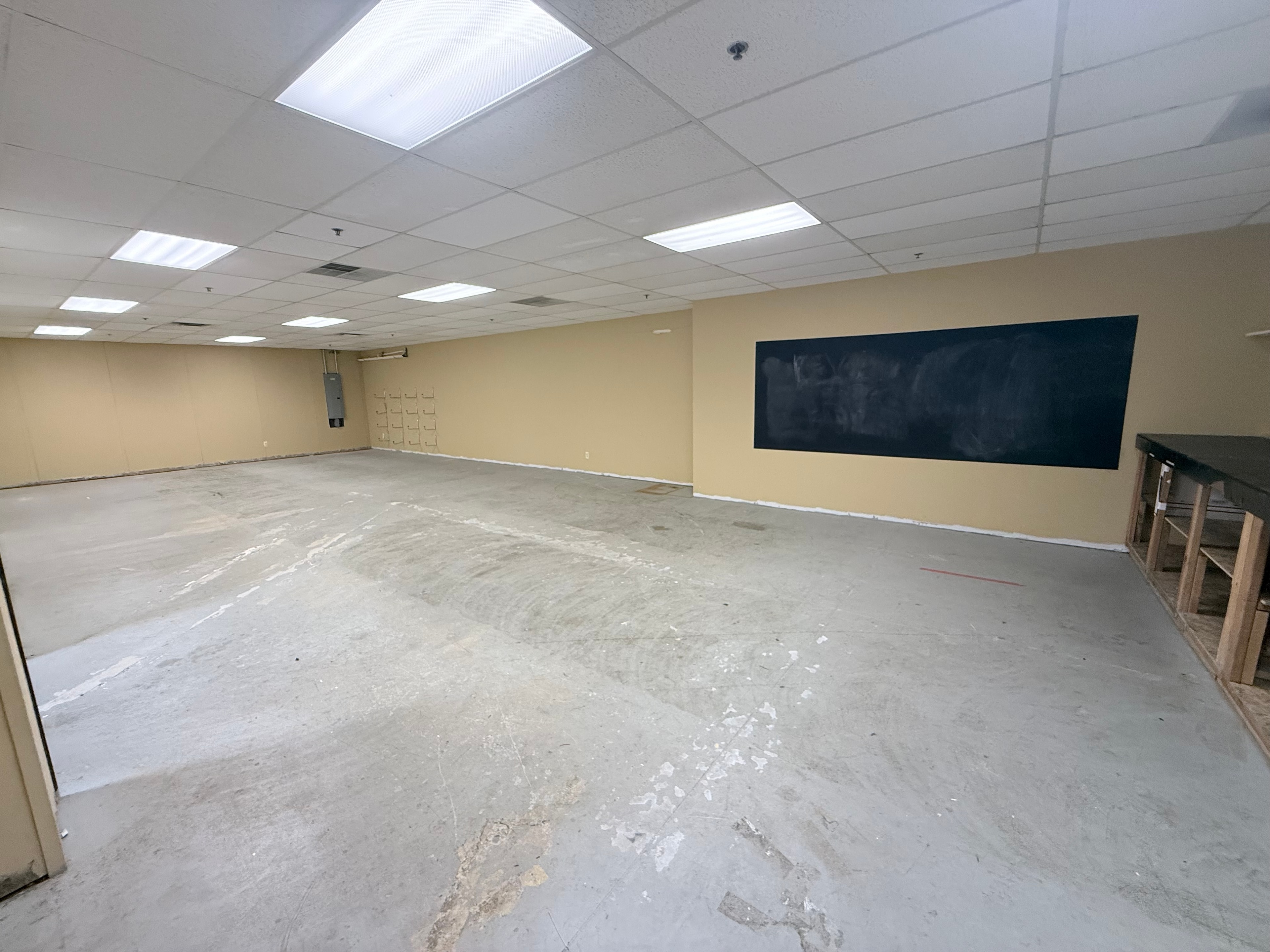 Commercial Build-Out — Full Black Interior